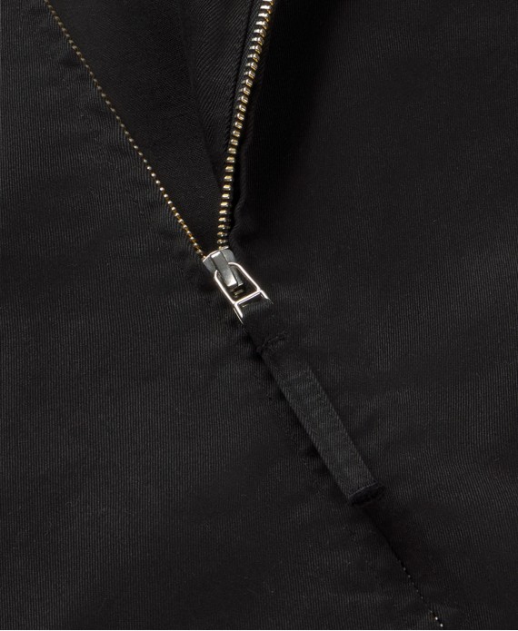 'Jet Black' Twill Jacket