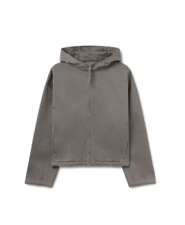 'Mud Gray' Twill Jacket