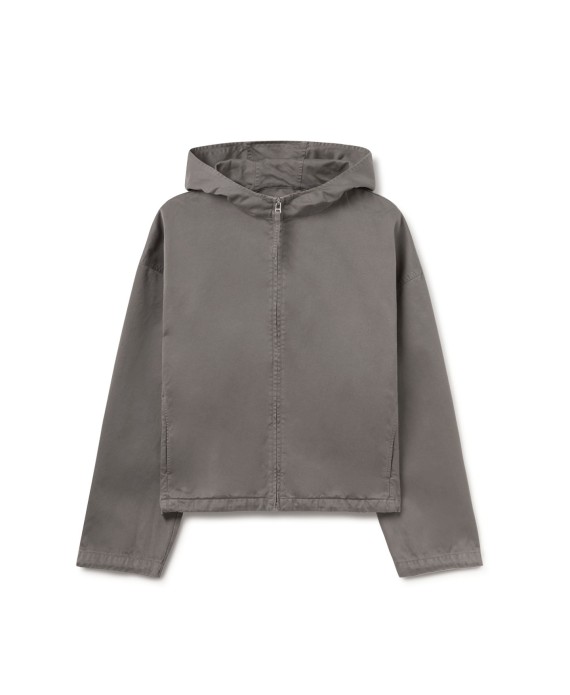 'Mud Gray' Twill Jacket