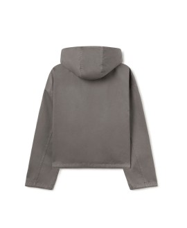 'Mud Gray' Twill Jacket