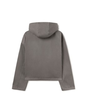 'Mud Gray' Twill Jacket