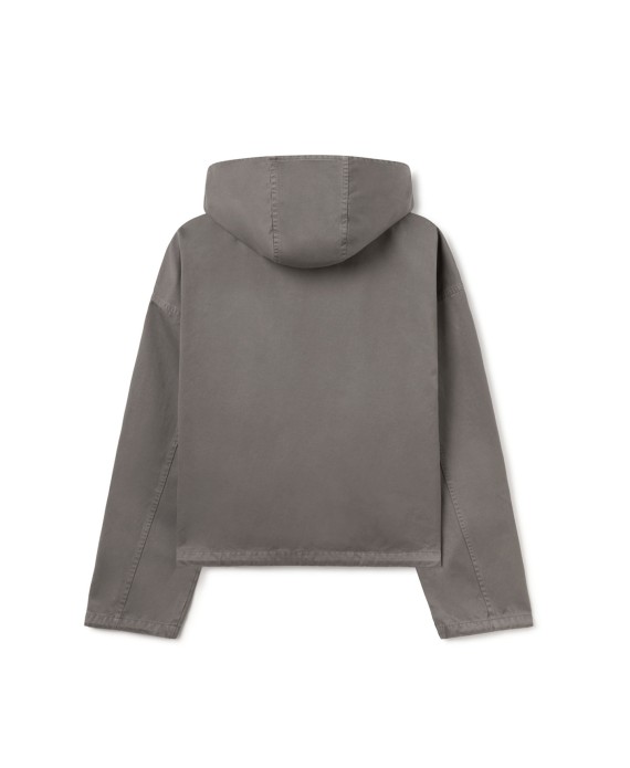 'Mud Gray' Twill Jacket