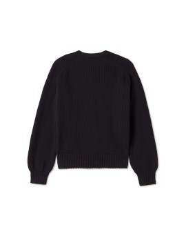 7 Gauge 'Jet Black' Knit
