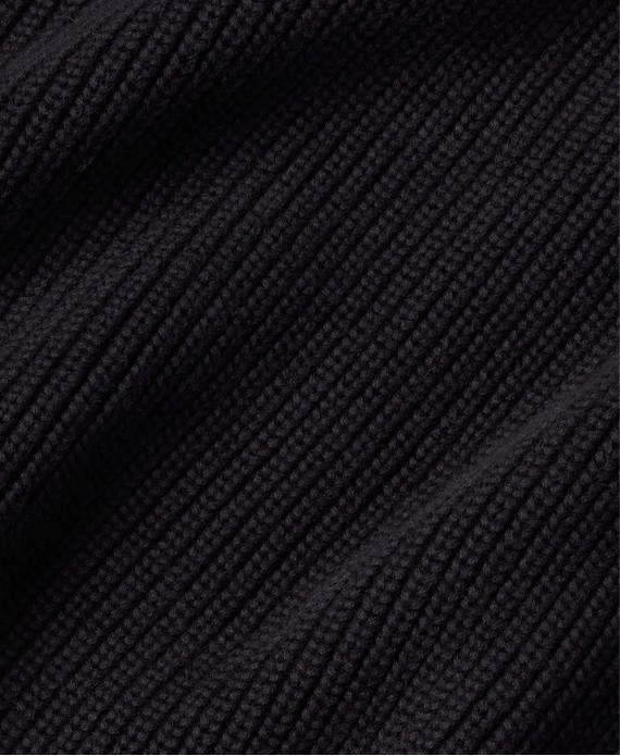 7 Gauge 'Jet Black' Knit