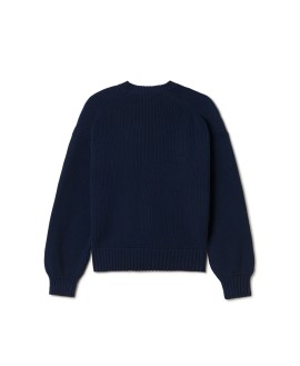 7 Gauge 'Navy' Knit