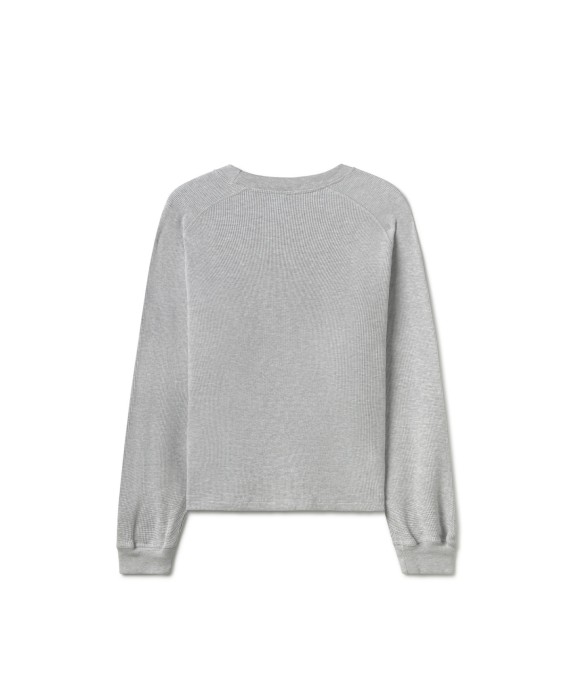 350 GSM 'Light Heather Gray' Thermal Longsleeve