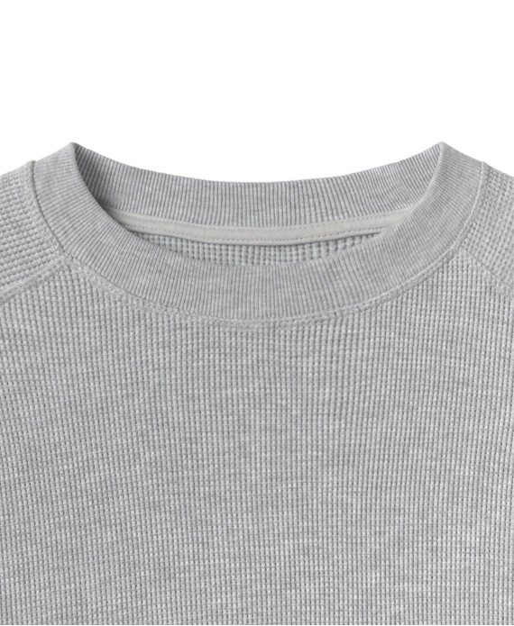 350 GSM 'Light Heather Gray' Thermal Longsleeve