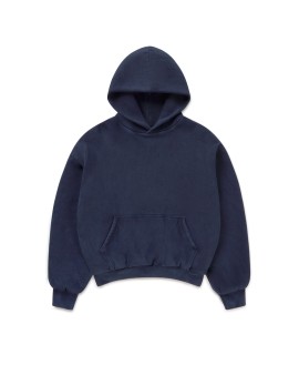 1000 GSM 'Vintage Navy Blue' Double Hoodie
