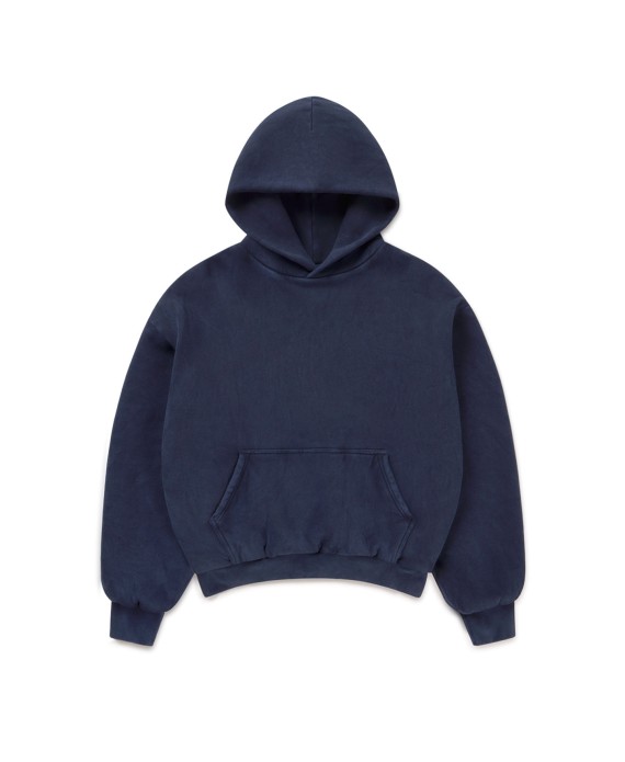1000 GSM 'Vintage Navy Blue' Double Hoodie