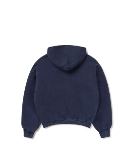 1000 GSM 'Vintage Navy Blue' Double Hoodie