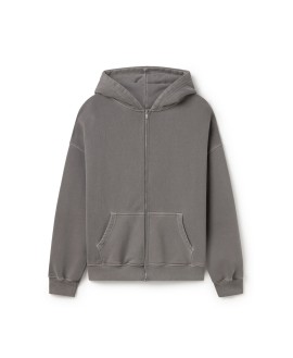 600 GSM 'Mud Gray' Zipper