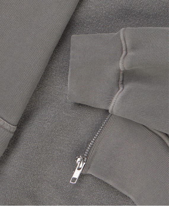 600 GSM 'Mud Gray' Zipper