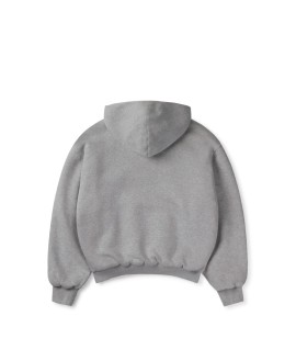 1000 GSM 'Ash Gray' Double Hoodie