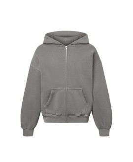 450 GSM ‘Mud Gray’ Zipper