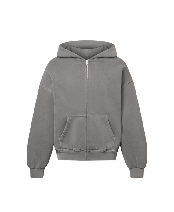 450 GSM ‘Mud Gray’ Zipper