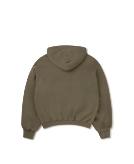 1000 GSM 'Vintage Khaki' Double Hoodie