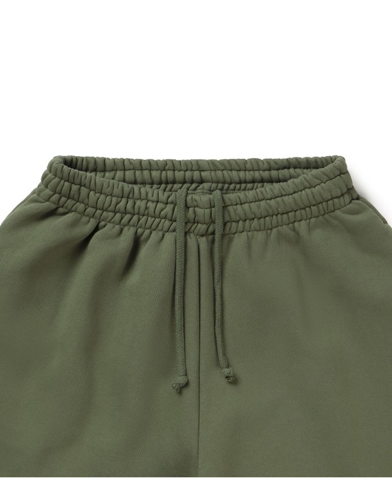 600 GSM 'Olive' Straight-leg Pants