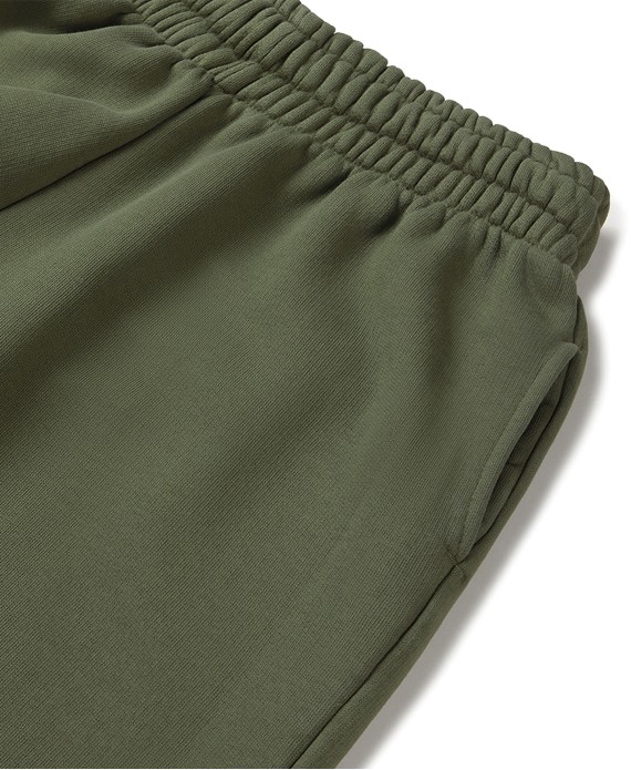 600 GSM 'Olive' Straight-leg Pants