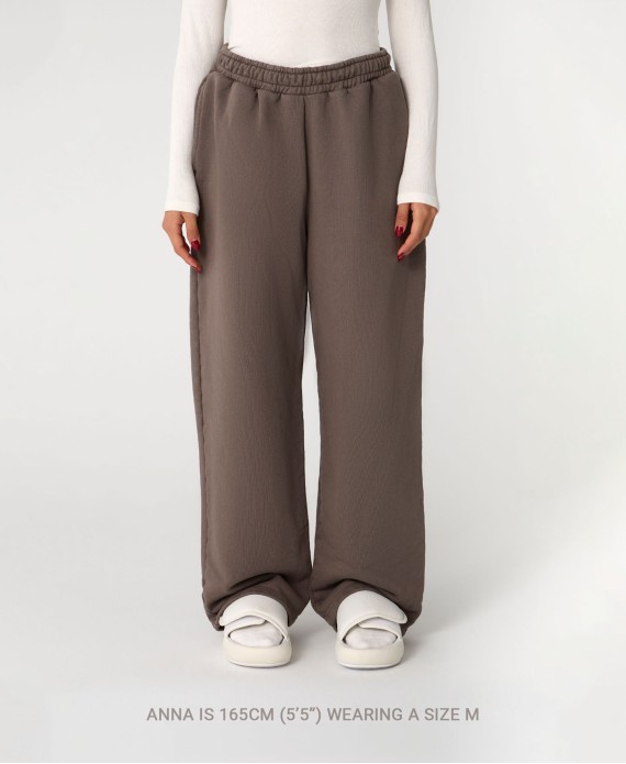 600 GSM 'Olive' Straight-leg Pants
