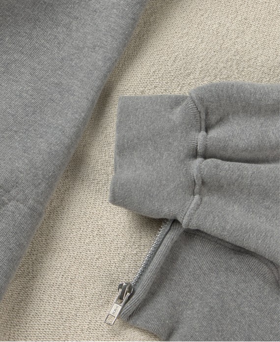 600 GSM 'Ash Gray' Zipper