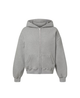 450 GSM ‘Ash Gray’ Zipper