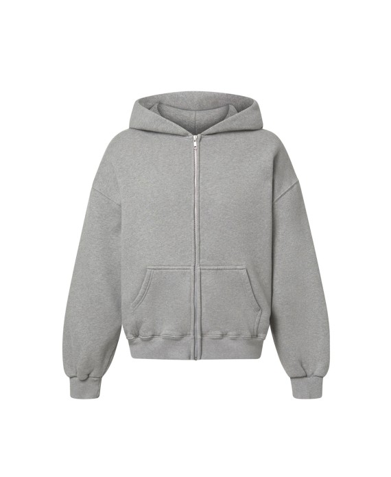 450 GSM ‘Ash Gray’ Zipper