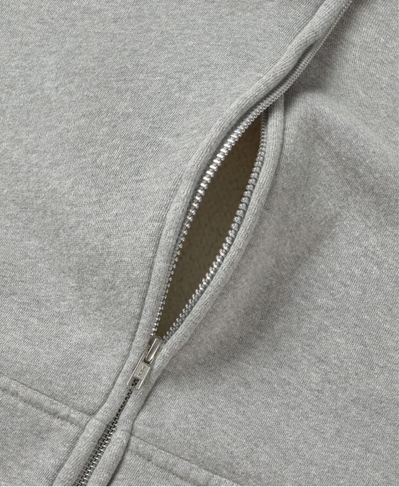 450 GSM ‘Ash Gray’ Zipper