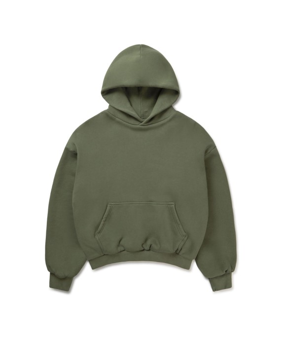 1000 GSM 'Olive' Double Hoodie
