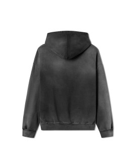 600 GSM 'Faded Black' Hoodie