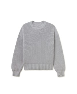 7 Gauge 'Light Heather Gray' Knit