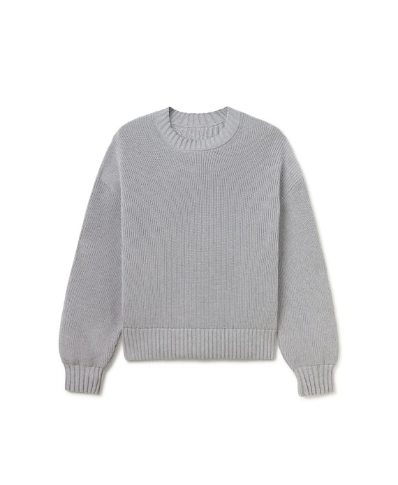 7 Gauge 'Light Heather Gray' Knit