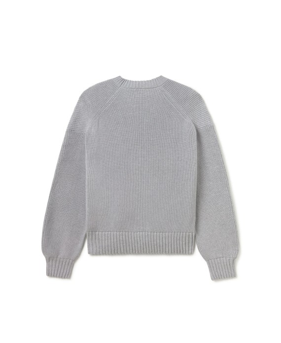 7 Gauge 'Light Heather Gray' Knit