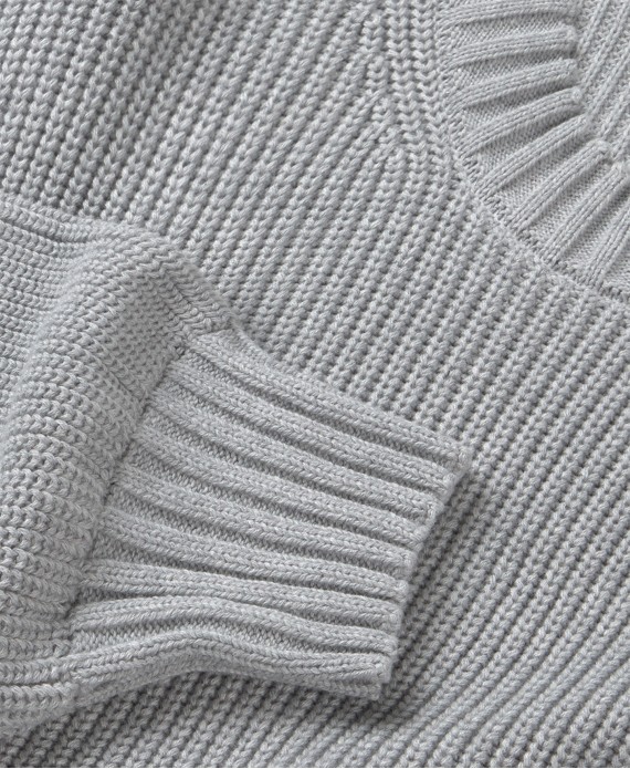 7 Gauge 'Light Heather Gray' Knit