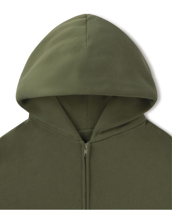 450 GSM ‘Olive’ Zipper