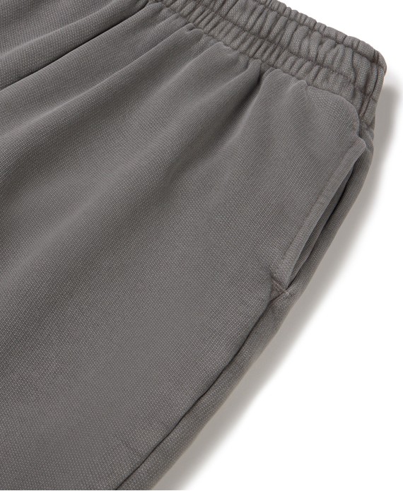 600 GSM 'Mud Gray' Straight-leg Pants
