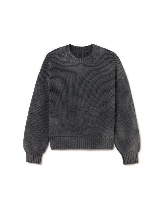 7 Gauge 'Vintage Black' Knit