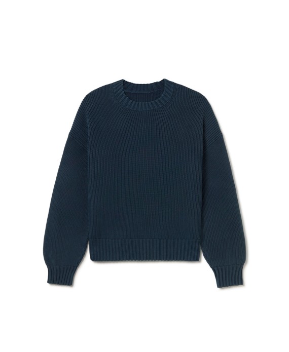 7 Gauge 'Vintage Navy' Knit