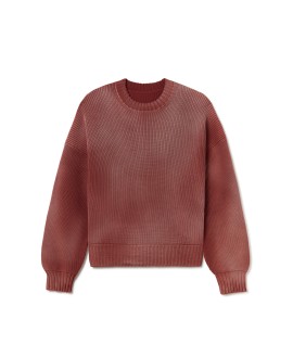 7 Gauge 'Faded Red' Knit
