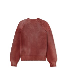 7 Gauge 'Faded Red' Knit