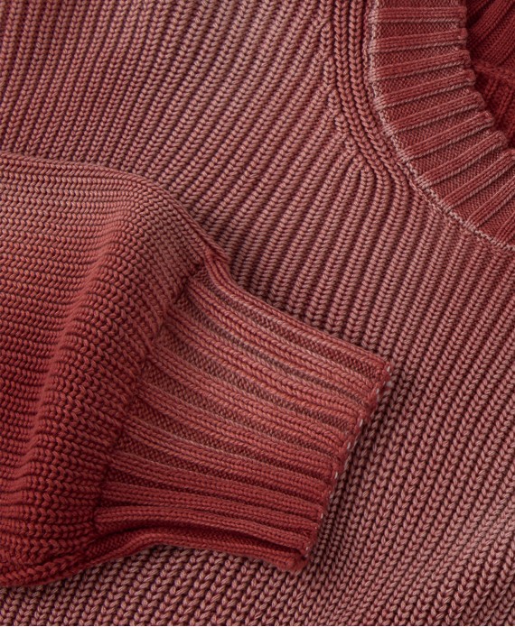 7 Gauge 'Faded Red' Knit