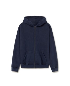 600 GSM 'Vintage Navy' Zipper