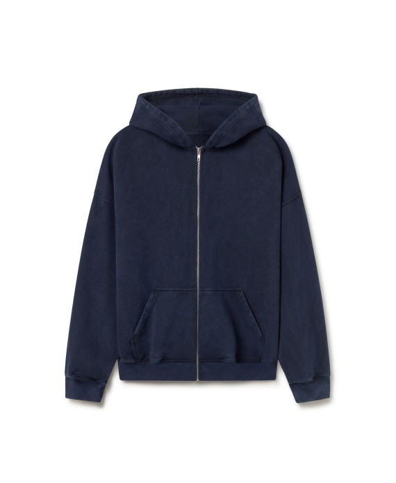 600 GSM 'Vintage Navy' Zipper