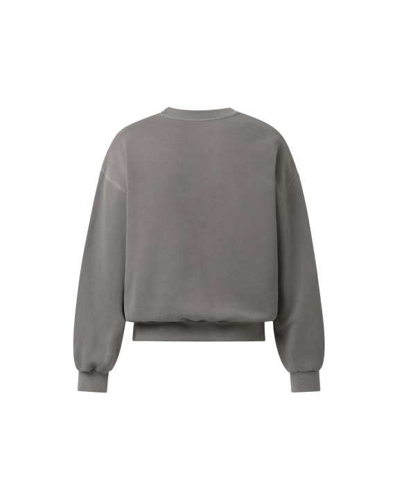 450 GSM 'Mud Gray' Crewneck