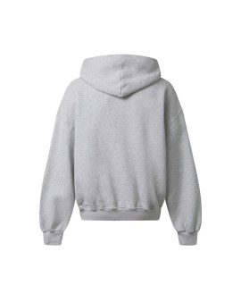 450 GSM ‘Light Heather Gray’ Zipper