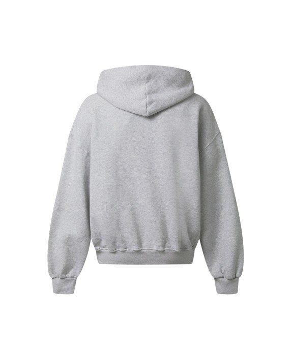 450 GSM ‘Light Heather Gray’ Zipper