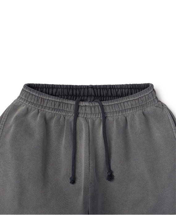 600 GSM 'Asphalt' Straight-leg Pants