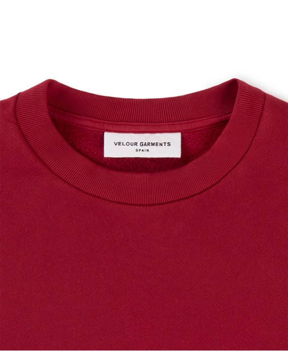 450 GSM 'Dark Red' Crewneck
