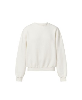 450 GSM 'Bone White' Crewneck