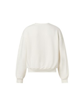 450 GSM 'Bone White' Crewneck