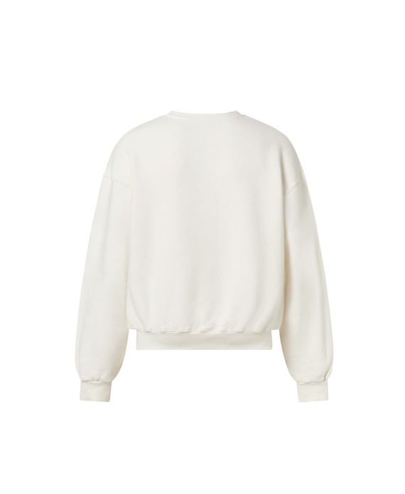 450 GSM 'Bone White' Crewneck